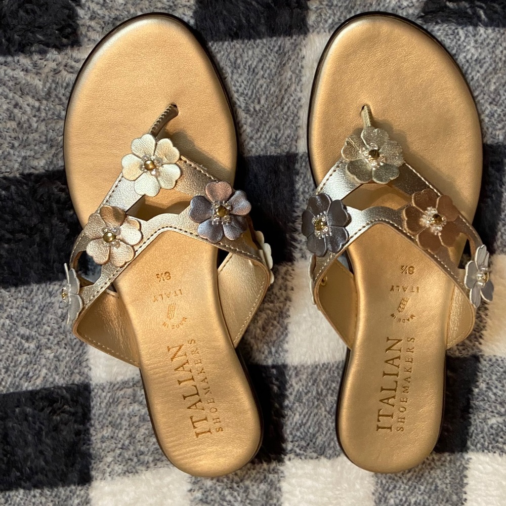 New without tags- never worn sandals